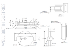 18 in. Caster Assembly