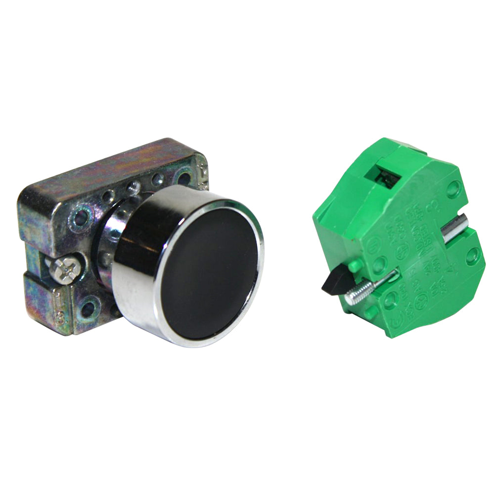 Black Power Button for Hangar Doors from hangardoorparts.com