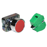 Power Button (Red) for Aircraft Rolling Hangar Door